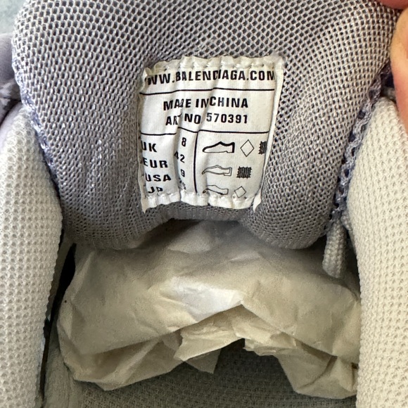 Balenciaga Track 2 Trainer Low Top Sneakers Pastel Color Fits US 8-9 - Picture 6 of 9